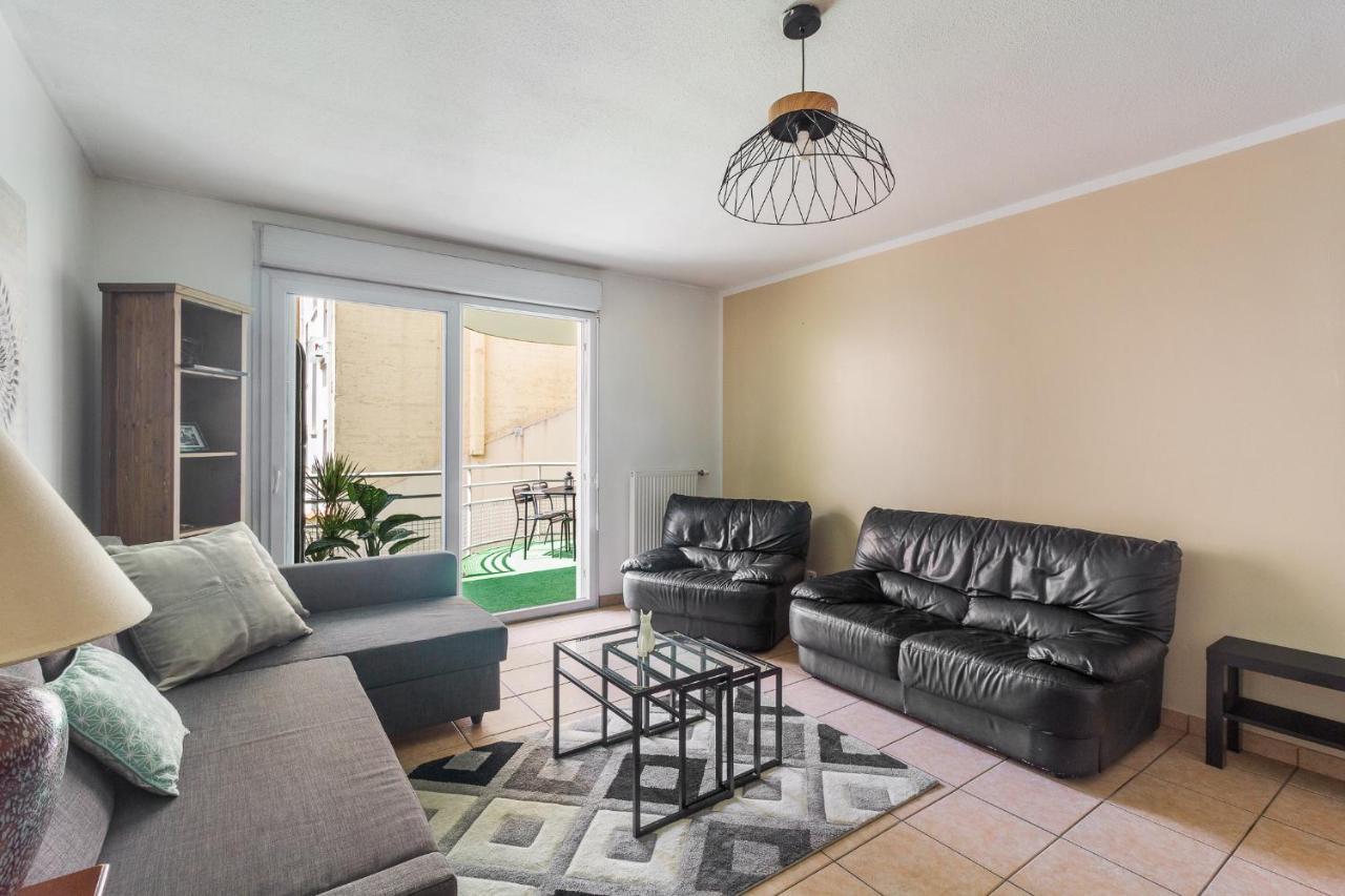 Nice Apartment With Parking Balcon Casa Lyon Вильорбан Екстериор снимка